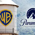 Thousands rally against Paramount’s $110 billion takeover of Warner Bros