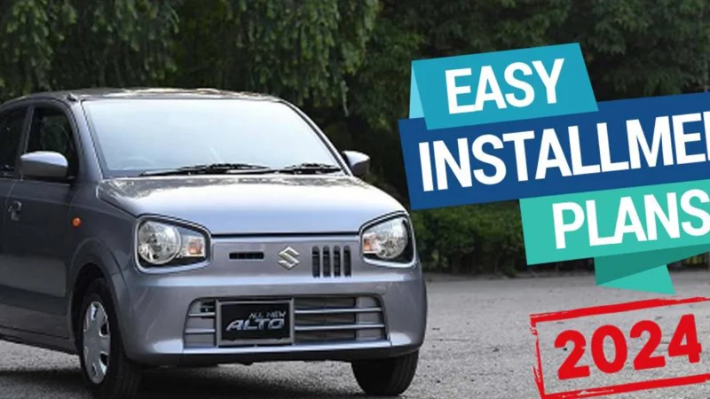Suzuki Alto Easy Installment Plans in Pakistan- June 2024