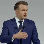 Macron calls for moderate politicians to unite against far right in elections