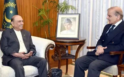 President Zardari, PM Shehbaz review budget and security matters