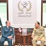 Lebanese Army Chief meets Field Marshal Asim Munir at GHQ Rawalpindi
