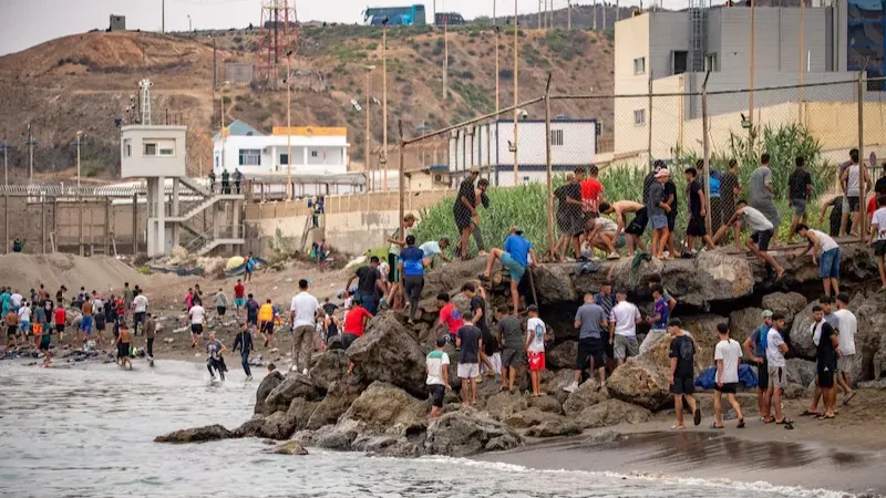 Mass migration into Spain leaves dozens dead at Ceuta border - Ceuta, Marocco, Mass Migration, Spain