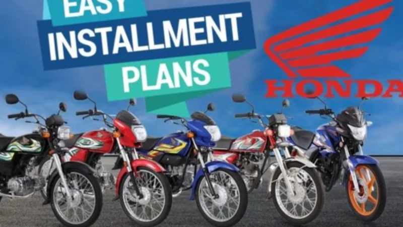Honda CD 70, CG 125, and Pridor Installment Plans- June 2024