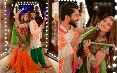 See Photos: Rabeeca Khan & Hussain Tareen Shine at Dandiya Night