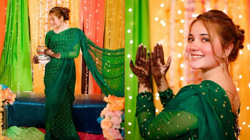 Tiktoker Rabeeca Khan dazzles with her performance on "Mehndi Laga Kay Rakhna" song