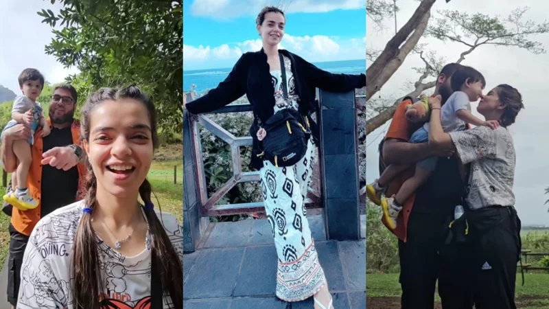 Srha Asgr's memorable vacation in Mauritius with her Husband and Son