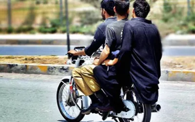 Sindh Govt imposes ban on pillion riding from 9 to 10 Muharram