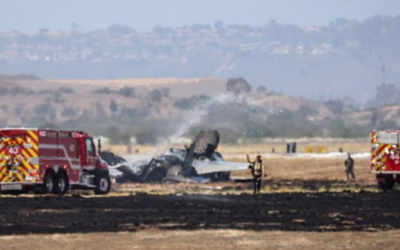 F-35B fighter jet crashes in California, pilot survives