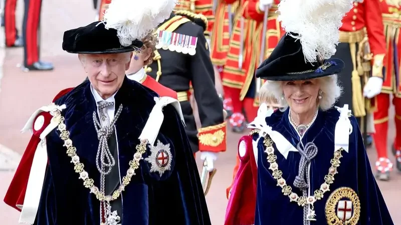 King Charles and Queen Camilla leads Royal Family at Garter ceremony