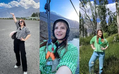 Dananeer Mobeen embraces the summer vacations in breathtaking Skardu