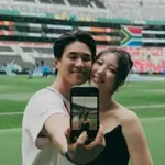 EJAE shines at World Cup, shares sweet moment with fiancé