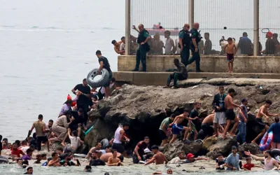 Ceuta migrant influx reverses as hope fades; Spain deploys new barrier