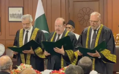 Justice Sardar Tariq, Justice Mahar Alam take oath SC ad hoc judges