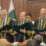 Justice Sardar Tariq, Justice Mahar Alam take oath SC ad hoc judges