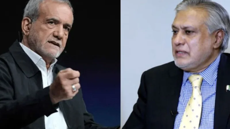 Dar in Tehran to attend inauguration of Iranian president