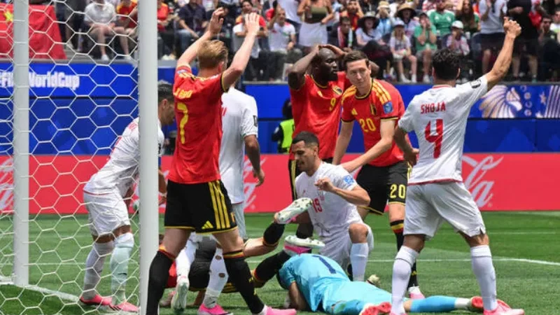 FIFA World Cup: Iran play 10-man Belgium to 0-0 draw