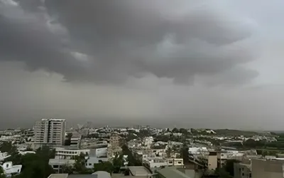 Karachi weather turns pleasant as cloud cover increases