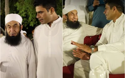 Maulana Tariq Jamil & Arshad Nadeem's Heartwarming Interaction Goes Viral