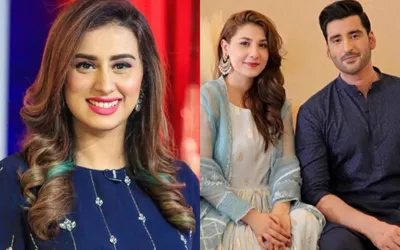 Madeha Naqvi hints at Agha Ali and Hina Altaf’s separation during talk show