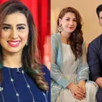 Madeha Naqvi hints at Agha Ali and Hina Altaf’s separation during talk show