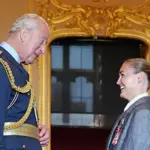 King Charles honors leading British figures at investiture ceremony