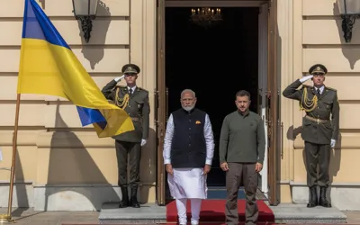 Indian Prime Minister Modi engages in key discussions with Zelensky in Kyiv
