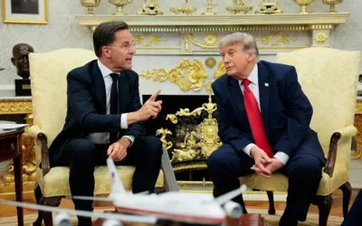 Mark Rutte, Trump hold talks as NATO faces strain over Iran war