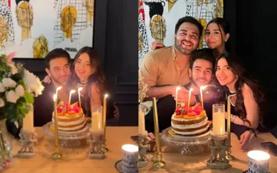 Ali Ansari celebrates joyful birthday bash with wife Saboor Aly and friends