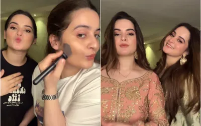Aiman and Minal Khan's Easy Makeup Tutorial Goes Viral