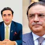 President Zardari congratulate Makhdoom Tahir on bye-election victory