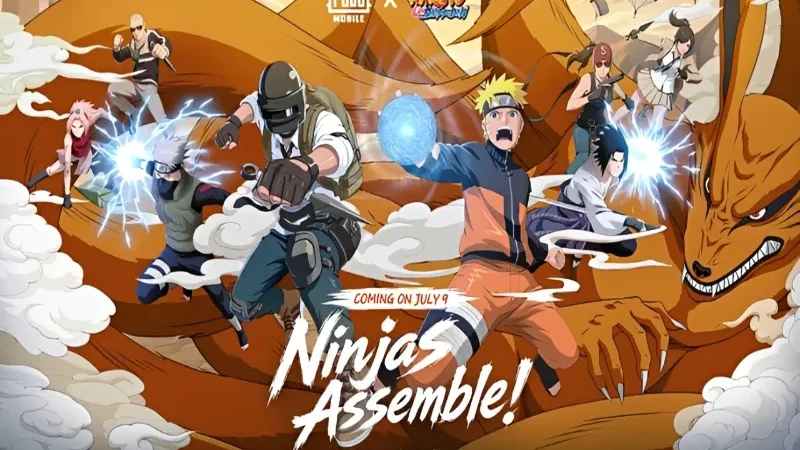 PUBG mobile and Naruto