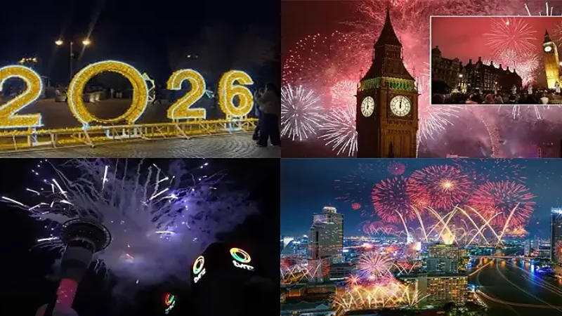 Pakistan welcomes New Year 2026 with spectacular fireworks