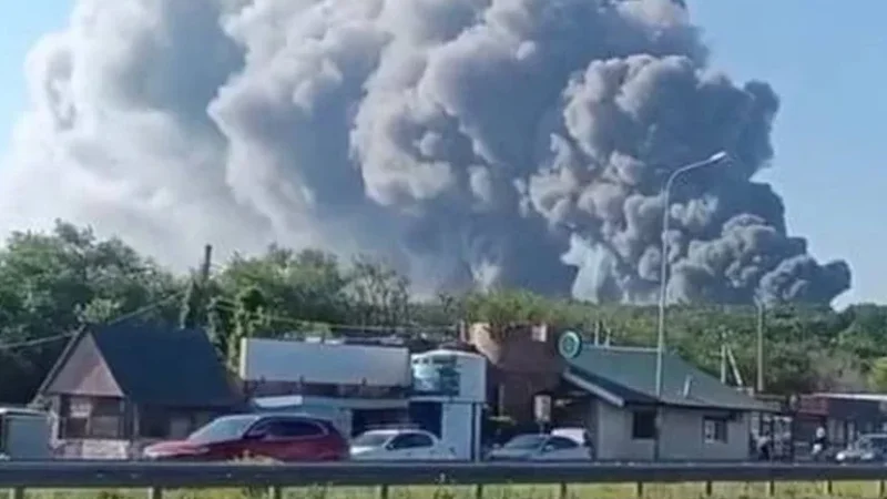 Deadly drone strike hits Russian beach