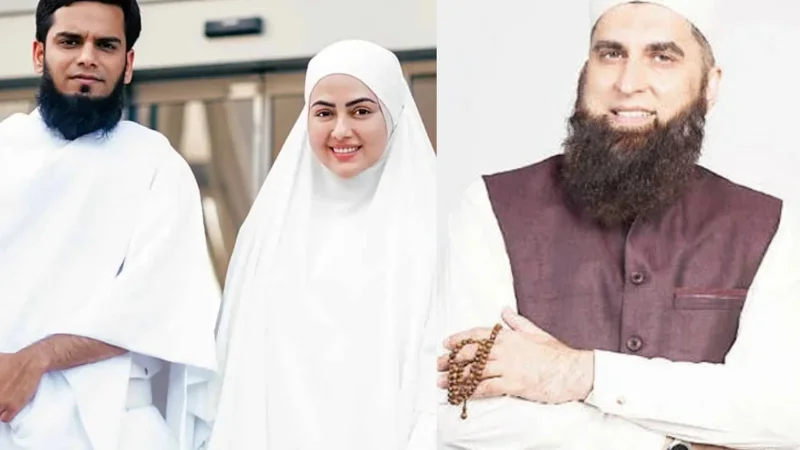 Sana Khan Touched by Husband’s Prayers for Late Junaid Jamshed