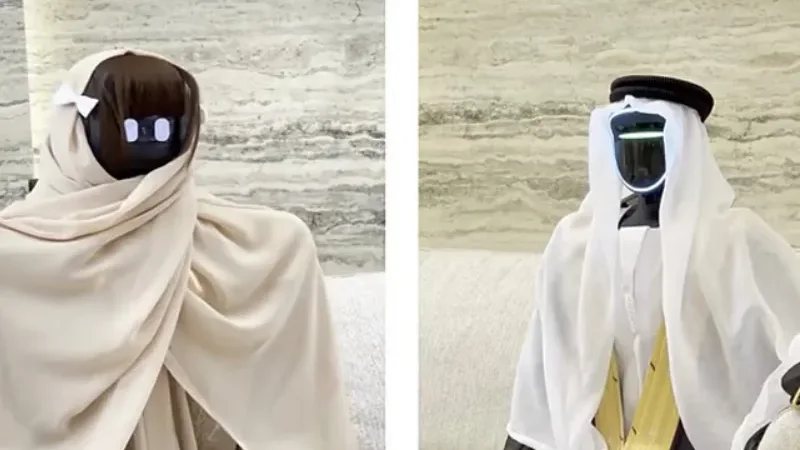 Humanoid robots 'marry' in unusual AI-themed ceremony in UAE - Humanoid robots, UAE