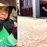 One-armed food delivery rider goes viral on social media