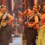 Vidya Balan accidentally falls during dance performance with Madhuri Dixit