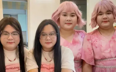 Chinese couple who look like twins goe viral on social media