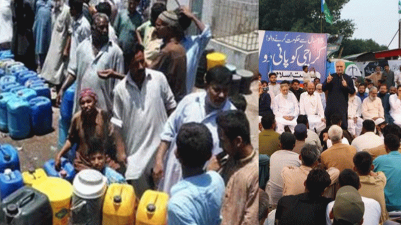 Jamaat-e-Islami announces protests in Karachi against water shortages