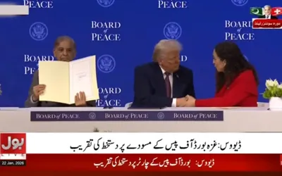 PM Shehbaz signs ‘Board of Peace’ in  Davos session