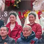 China witnesses rare wedding as twin brothers marry twin sisters