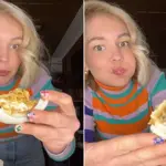 Why tiktokers eating soup dumplings in raw onion cups