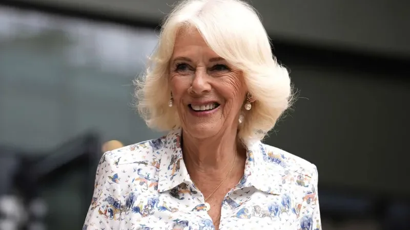 Queen Camilla visits Wimbledon and is joined by actor who played her husband