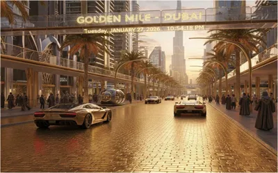 Dubai to build world’s first street made of gold