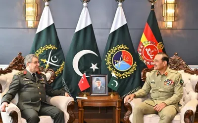 COAS, Turkish Chief discuss prevailing regional and security issues