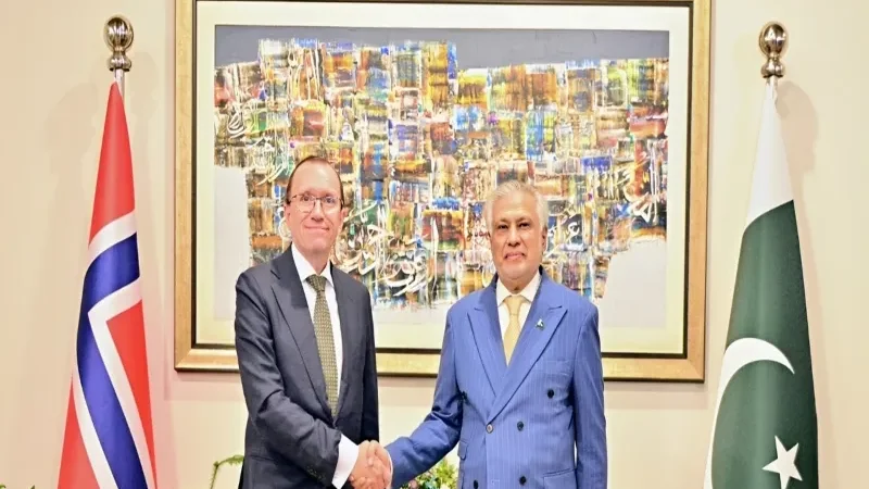 Norwegian Foreign Minister arrives in Islamabad for bilateral talks