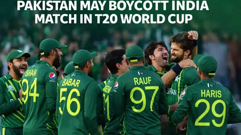 Pakistan may boycott T20 world cup match against India, sources say