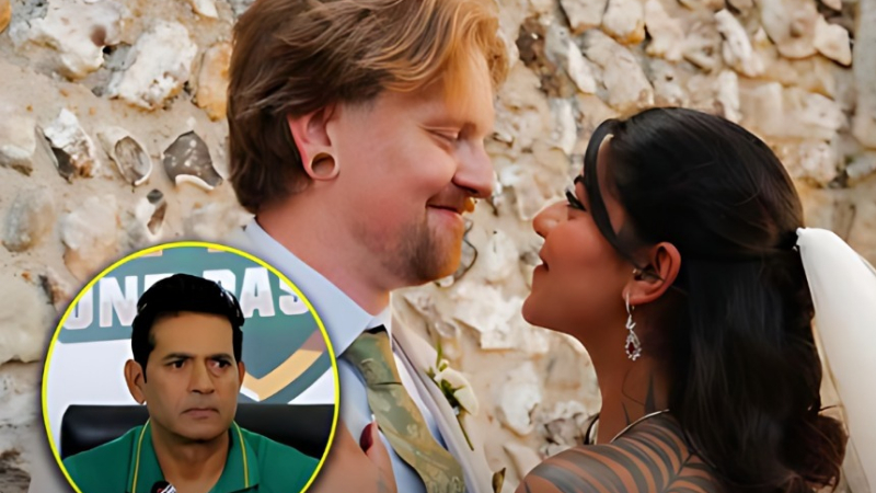 Aaqib Javed’s daughter ties the knot in UK