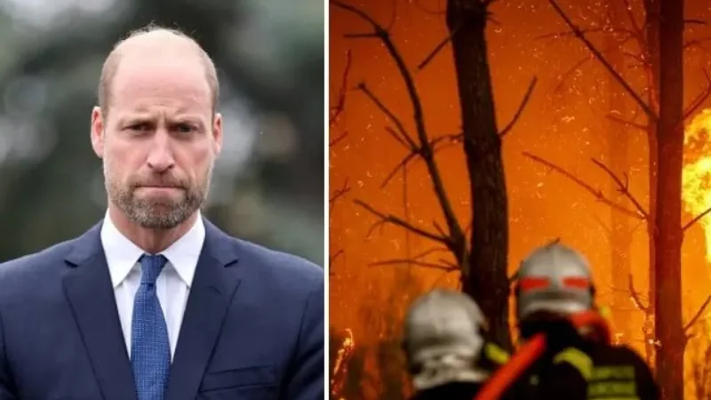 Prince William salutes firefighters fighting devastating UK wildfires - Future King, Prince William