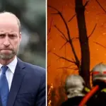 Prince William salutes firefighters fighting devastating UK wildfires